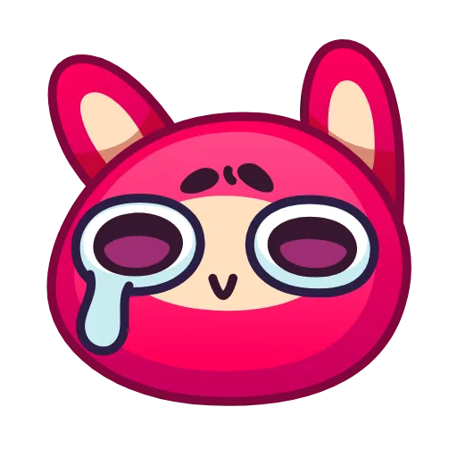 Стикер 3 Rabbit Emoji
