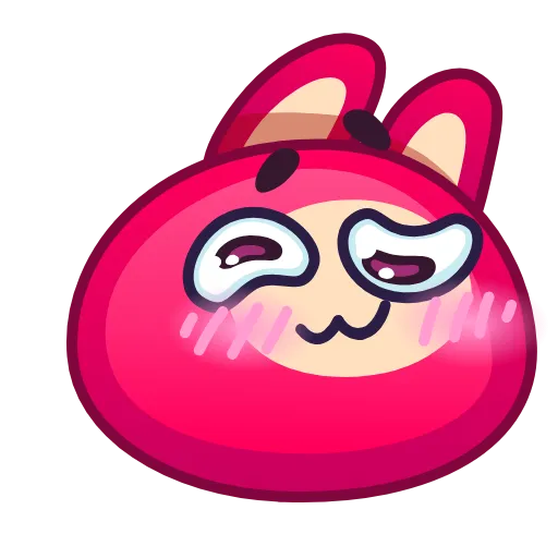 Стикер 33 Rabbit Emoji