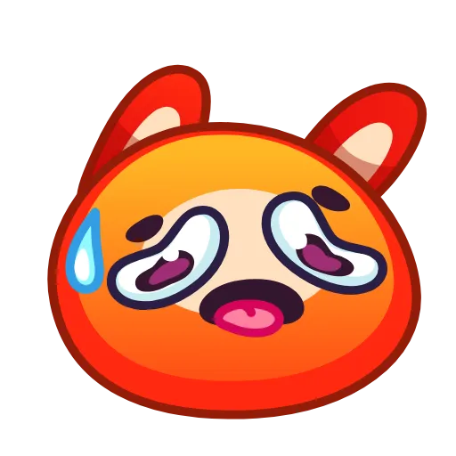 Стикер 13 Rabbit Emoji