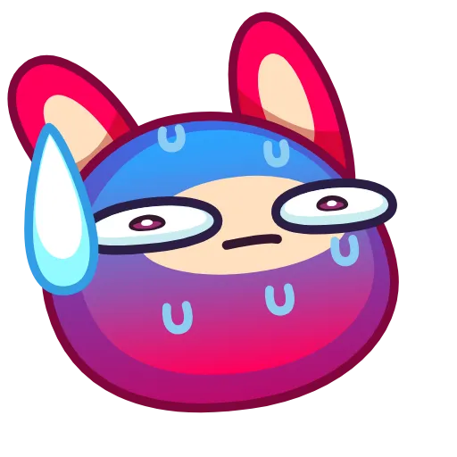 Стикер 15 Rabbit Emoji