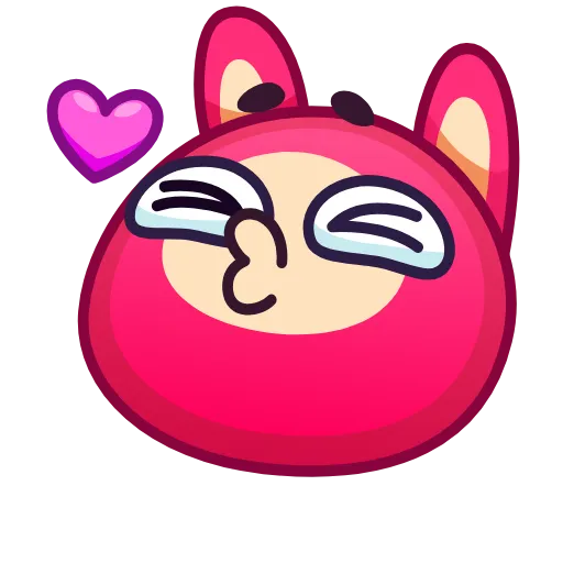 Стикер 6 Rabbit Emoji