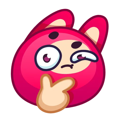 Стикер 16 Rabbit Emoji