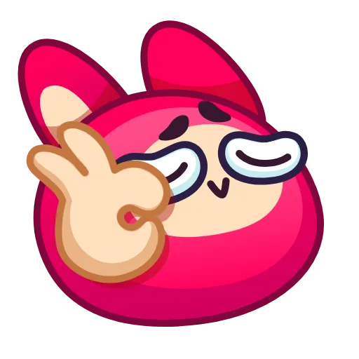 Стикер 40 Rabbit Emoji