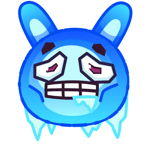 Стикер 14 Rabbit Emoji