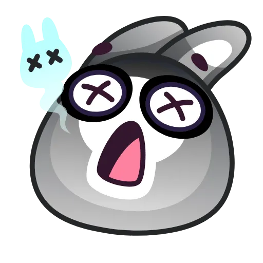Стикер 21 Rabbit Emoji