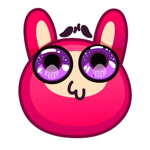 Стикер 27 Rabbit Emoji