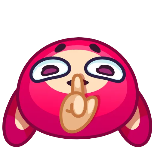Стикер 17 Rabbit Emoji