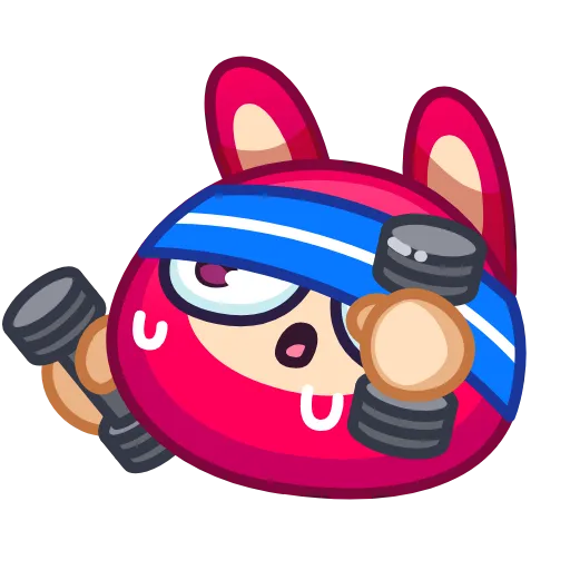 Стикер 50 Rabbit Emoji