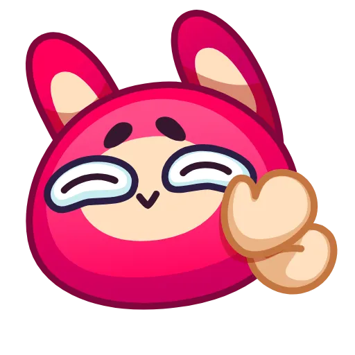 Стикер 21 Rabbit Emoji Pack
