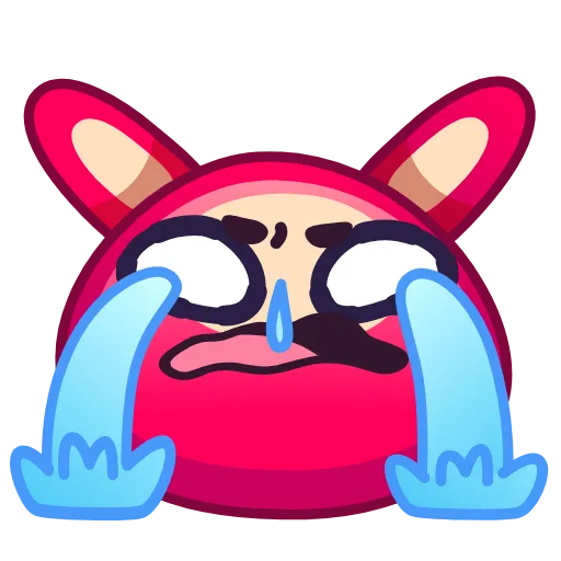 Стикер 10 Rabbit Emoji Pack
