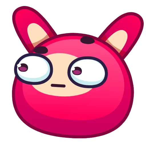 Стикер 26 Rabbit Emoji Pack
