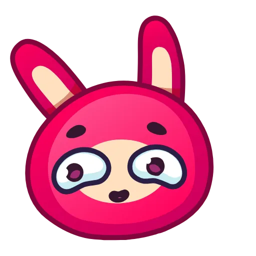 Стикер 25 Rabbit Emoji Pack