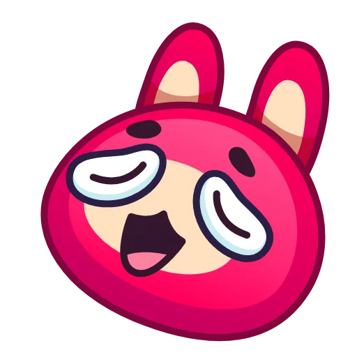 Стикер 9 Rabbit Emoji Pack