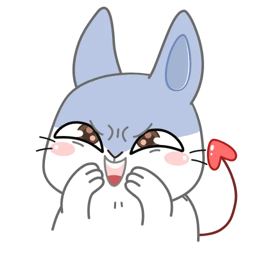 😈 Эмодзи «Кролик» для Telegram