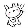 Стикер 29 Rabbit White Hare