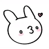 Стикер 33 Rabbit White Hare