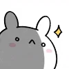 Стикер 11 Rabbit White Hare