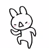 Стикер 16 Rabbit White Hare