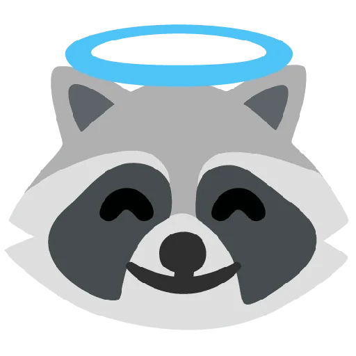 Стикер 3 Raccmoji