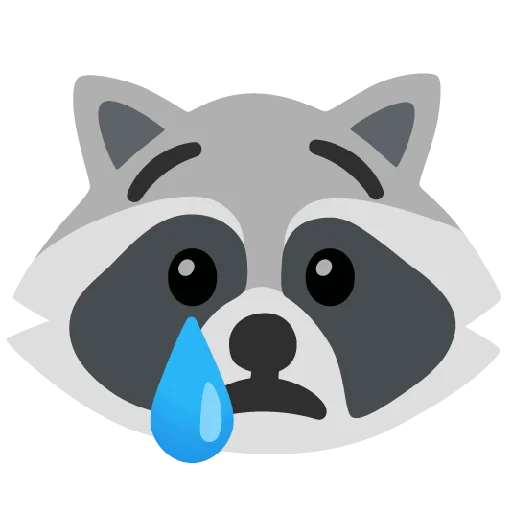 Стикер 25 Raccmoji