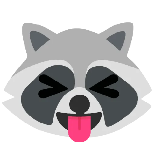 Стикер 8 Raccmoji