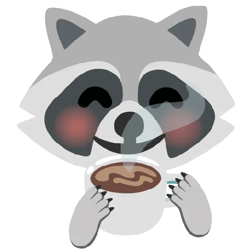 Стикер 41 Raccmoji