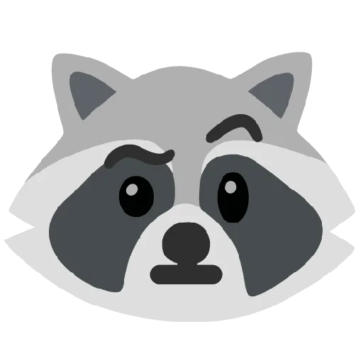 Стикер 11 Raccmoji