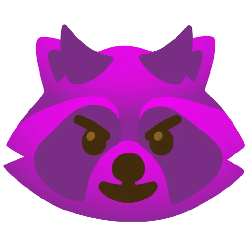 Стикер 30 Raccmoji