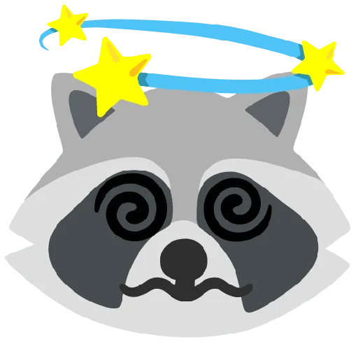 Стикер 27 Raccmoji
