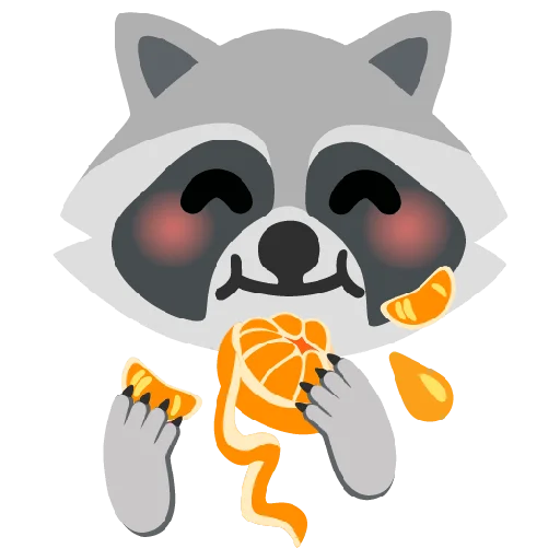 Стикер 39 Raccmoji