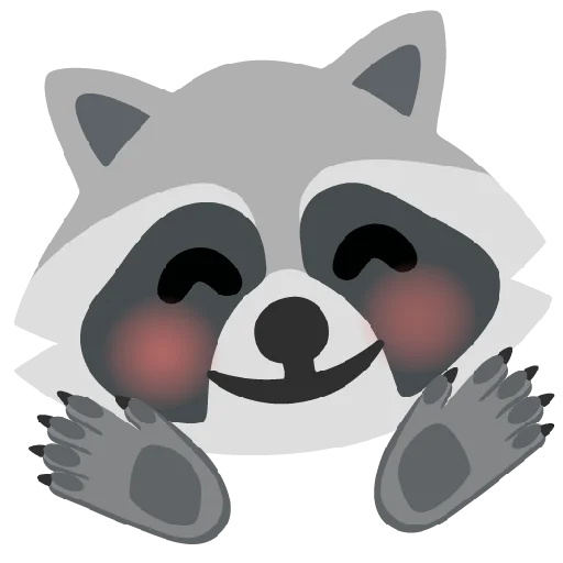 Стикер 9 Raccmoji