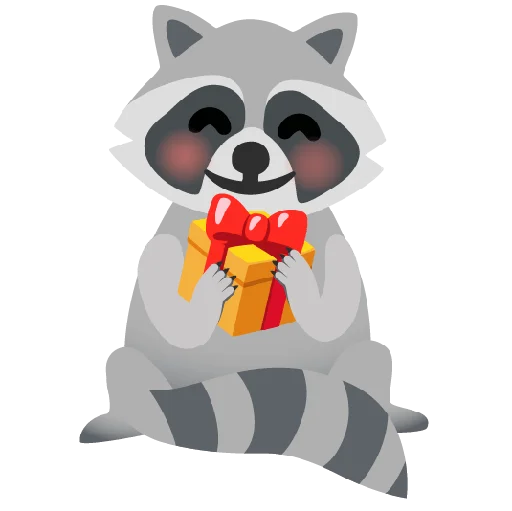 Стикер 43 Raccmoji
