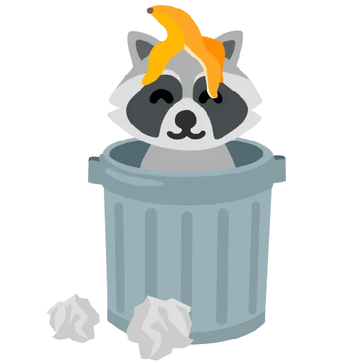 Стикер 44 Raccmoji