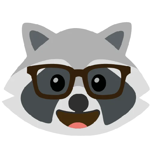 Стикер 24 Raccmoji