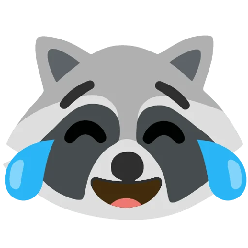 Стикер 5 Raccmoji