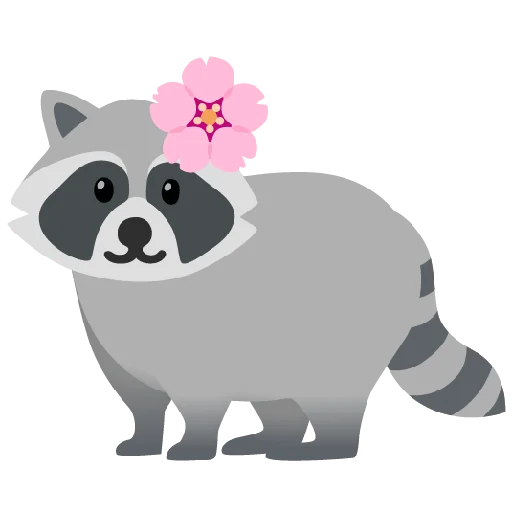 Стикер 35 Raccmoji