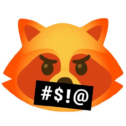 Стикер 29 Raccmoji