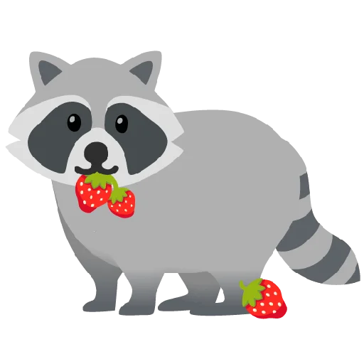 Стикер 38 Raccmoji