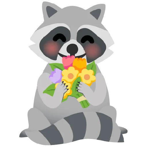 Стикер 36 Raccmoji