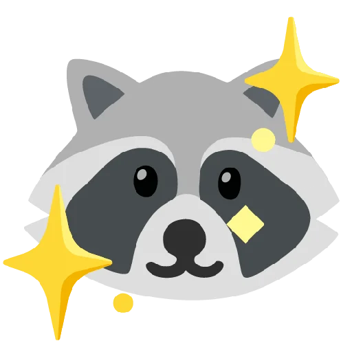 Стикер 28 Raccmoji