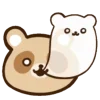 Стикер 16 Енотик - raccoon emoji