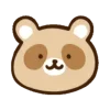 Обложка набора Енотик - raccoon emoji