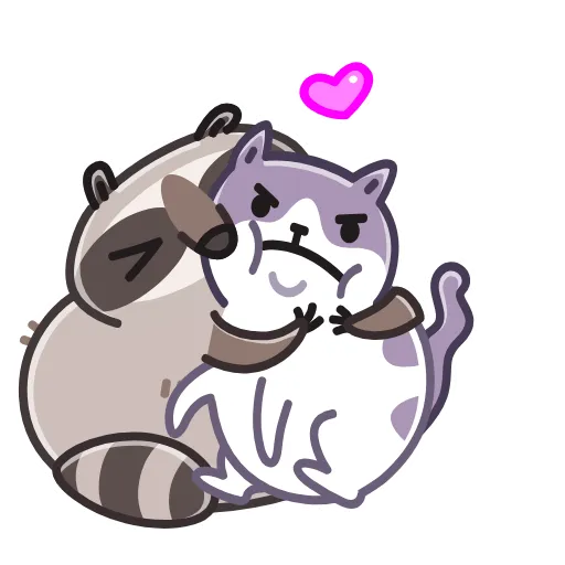 Стикер 15 Raccoon Days