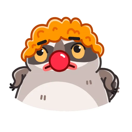 Стикер 18 Raccoon Days