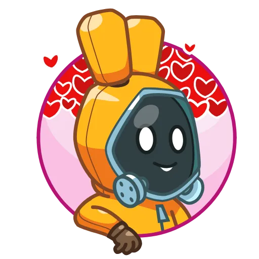 😘 Эмодзи «Rad Bunny» для Telegram