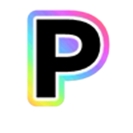 🔠 Эмодзи «Rainbow - радужные буквы в стиле диско. Только английские» для Telegram