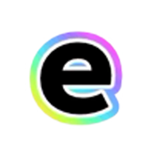 🔡 Эмодзи «Rainbow - радужные буквы в стиле диско. Только английские» для Telegram