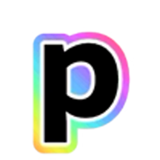 🔡 Эмодзи «Rainbow - радужные буквы в стиле диско. Только английские» для Telegram