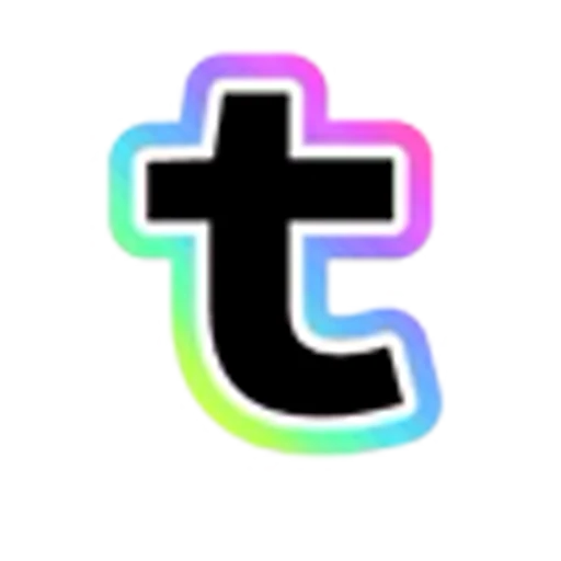 🔡 Эмодзи «Rainbow - радужные буквы в стиле диско. Только английские» для Telegram