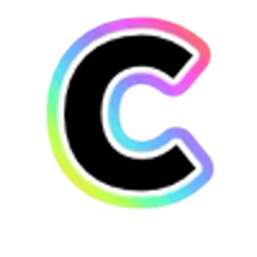 🔠 Эмодзи «Rainbow - радужные буквы в стиле диско. Только английские» для Telegram